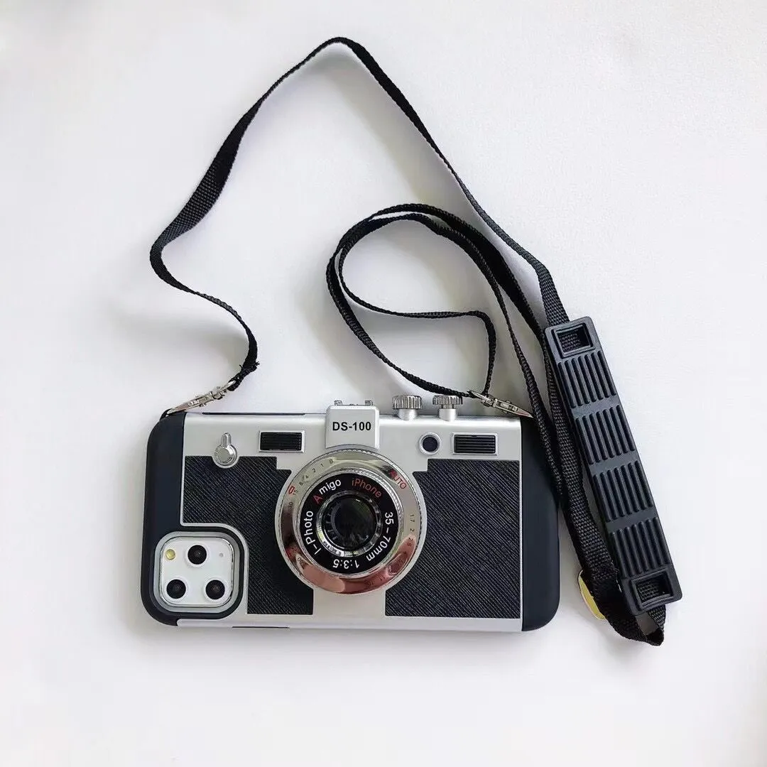 Emily-Inspired Camera Strap Crossbody Case for iPhone 17, Compatible with iPhone 16/15/14 Pro Max & 13, Detachable Lanyard Protective Cover